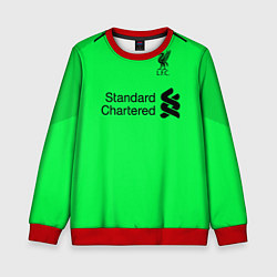 Свитшот детский Liverpool: Alisson GK 18-19, цвет: 3D-красный
