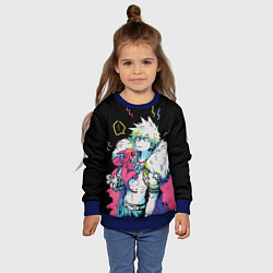 Свитшот детский Кацуки, цвет: 3D-синий — фото 2
