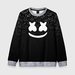 Свитшот детский Marshmello Black, цвет: 3D-меланж