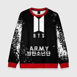 Свитшот детский BTS ARMY, цвет: 3D-красный