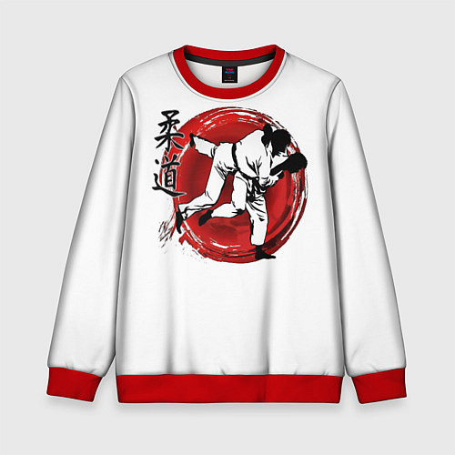 Детский свитшот Judo: Japan / 3D-Красный – фото 1