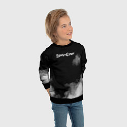 Свитшот детский Чёрный клевер, цвет: 3D-черный — фото 2