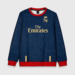 Свитшот детский Sergio Ramos away 19-20, цвет: 3D-красный