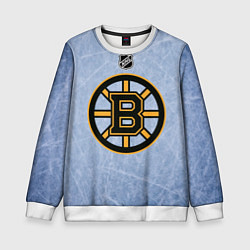 Свитшот детский Boston Bruins: Hot Ice, цвет: 3D-белый