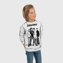 Свитшот детский Tokio Hotel pop rock band, цвет: 3D-белый — фото 2