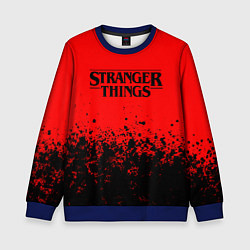 Свитшот детский STRANGER THINGS, цвет: 3D-синий