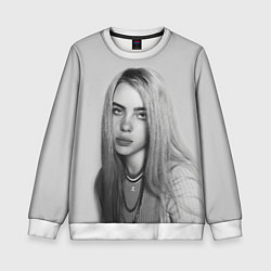 Свитшот детский BILLIE EILISH, цвет: 3D-белый