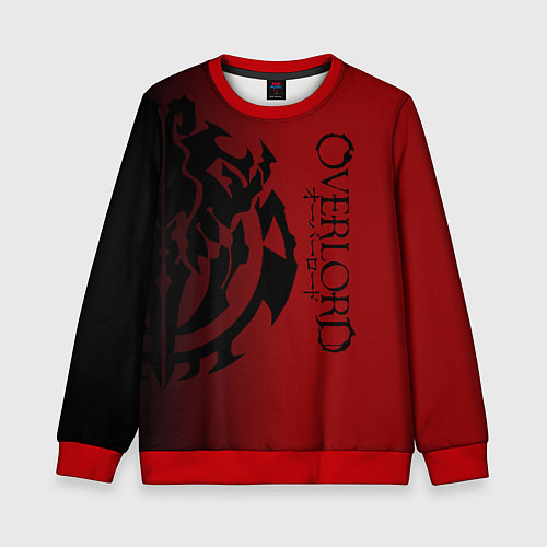 Детский свитшот Overlord / 3D-Красный – фото 1