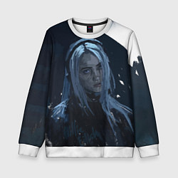 Свитшот детский Billie Eilish: Love, цвет: 3D-белый