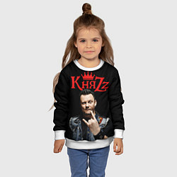 Свитшот детский Князь Анархия спина, цвет: 3D-белый — фото 2