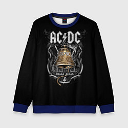 Свитшот детский ACDC - hells bells, цвет: 3D-синий