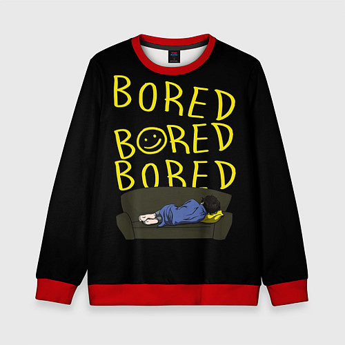 Детский свитшот Boreb / 3D-Красный – фото 1