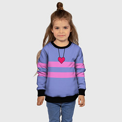 Свитшот детский UNDERTALE FRISK, цвет: 3D-черный — фото 2