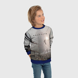Свитшот детский HALF-LIFE, цвет: 3D-синий — фото 2