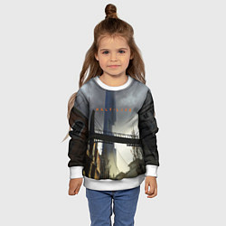 Свитшот детский HALF LIFE, цвет: 3D-белый — фото 2