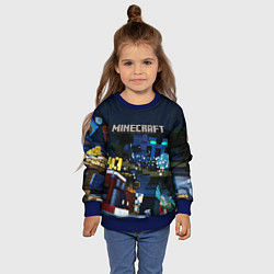 Свитшот детский MINECRAFT, цвет: 3D-синий — фото 2