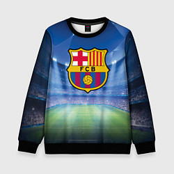 Свитшот детский FC Barcelona, цвет: 3D-черный