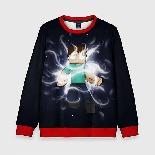 Детский свитшот MINECRAFT / 3D-Красный – фото 1