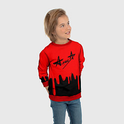 Свитшот детский АлисА, цвет: 3D-красный — фото 2