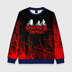 Свитшот детский STRANGER THINGS, цвет: 3D-синий