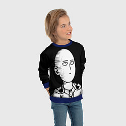 Свитшот детский ONE-PUNCH MAN, цвет: 3D-синий — фото 2