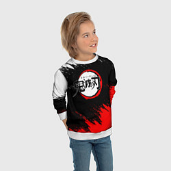 Свитшот детский KIMETSU NO YAIBA, цвет: 3D-белый — фото 2