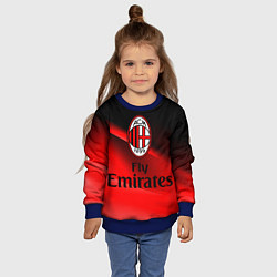 Свитшот детский Милан, цвет: 3D-синий — фото 2