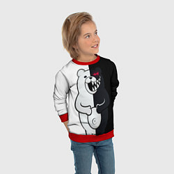 Свитшот детский MONOKUMA, цвет: 3D-красный — фото 2