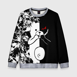Свитшот детский Monokuma, цвет: 3D-меланж