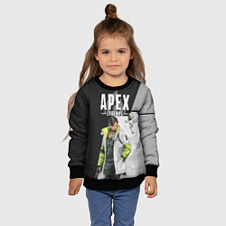 Свитшот детский Apex Legends, цвет: 3D-черный — фото 2