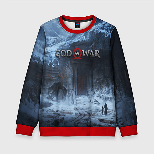 Детский свитшот GOD OF WAR / 3D-Красный – фото 1