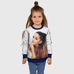Свитшот детский Ariana Grande Ариана Гранде, цвет: 3D-синий — фото 2