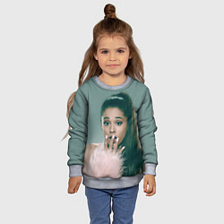 Свитшот детский Ariana Grande Ариана Гранде, цвет: 3D-меланж — фото 2