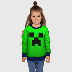Свитшот детский MINECRAFT, цвет: 3D-синий — фото 2