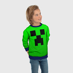 Свитшот детский MINECRAFT, цвет: 3D-синий — фото 2