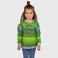 Свитшот детский Terraria, цвет: 3D-меланж — фото 2