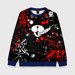 Свитшот детский MONOKUMA, цвет: 3D-синий