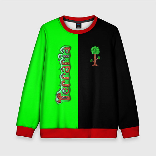 Детский свитшот Terraria / 3D-Красный – фото 1