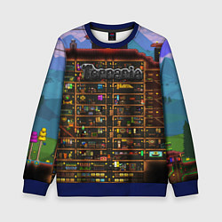 Свитшот детский TERRARIA, цвет: 3D-синий