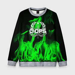 Свитшот детский C-OPSCRITICAL OPS, цвет: 3D-меланж