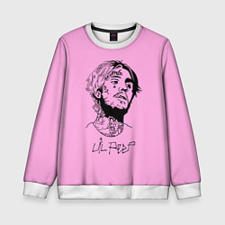 Свитшот детский LIL PEEP, цвет: 3D-белый