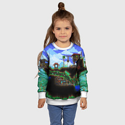 Свитшот детский TERRARIA EXCLUSIVE, цвет: 3D-белый — фото 2
