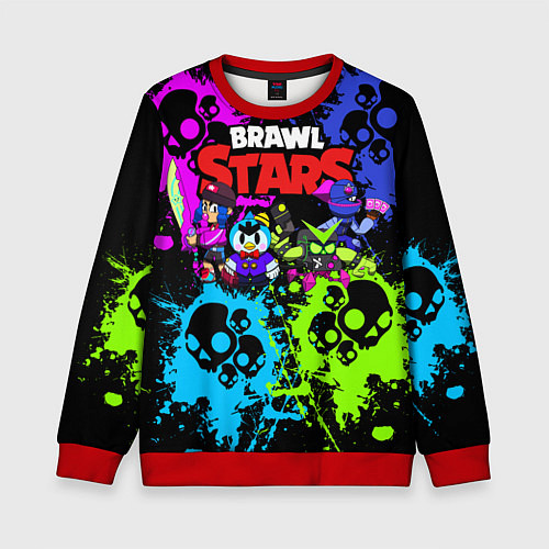 Детский свитшот BRAWL STARS / 3D-Красный – фото 1