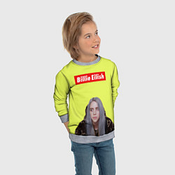 Свитшот детский BILLIE EILISH, цвет: 3D-меланж — фото 2