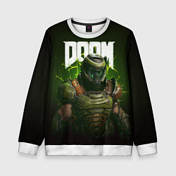 Свитшот детский Doom Eternal, цвет: 3D-белый