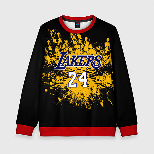 Детский свитшот Kobe Bryant / 3D-Красный – фото 1