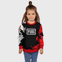 Свитшот детский PUBG, цвет: 3D-красный — фото 2