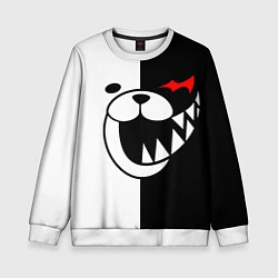 Свитшот детский MONOKUMA, цвет: 3D-белый