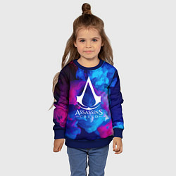 Свитшот детский ASSASSINS CREED, цвет: 3D-синий — фото 2
