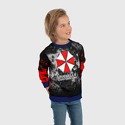 Свитшот детский UMBRELLA CORP, цвет: 3D-синий — фото 2